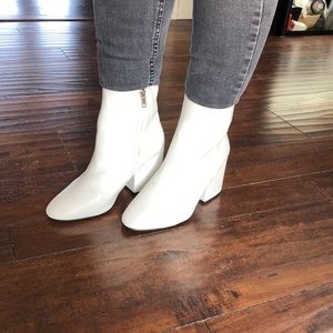 ASOS white boots